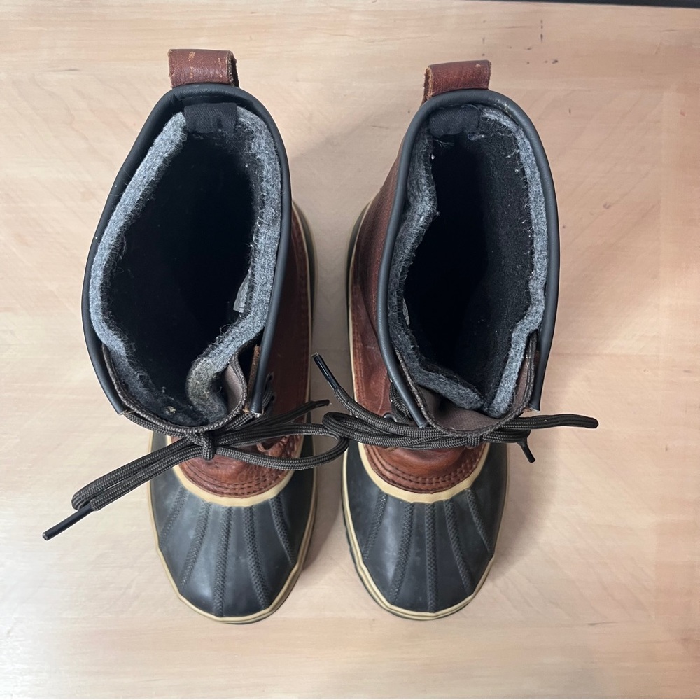 Sorel 1964 Premium Waterproof Handcrafted Winter Boots w Lining Leather Men10 - Picture 7 of 15